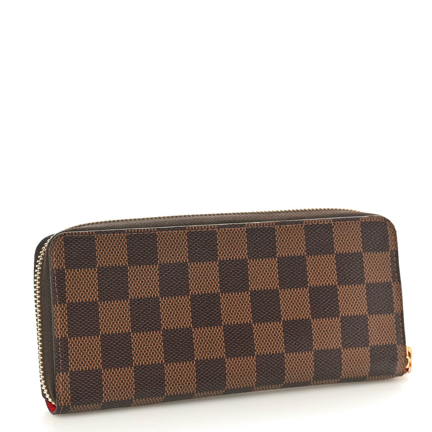 Louis Vuitton Damier Ebene Clemence Wallet Cherry 3 of 7