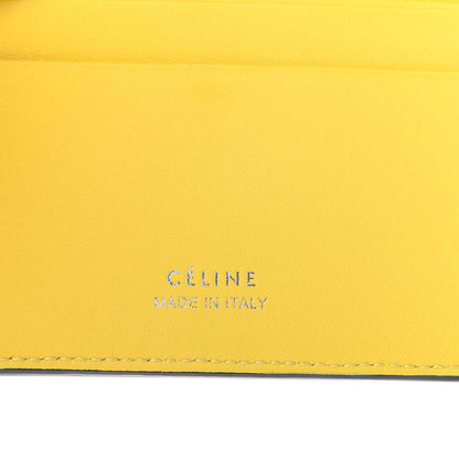 Celine Drummed Calfskin Small Multifunction Folded Wallet Souris 6 of 7
