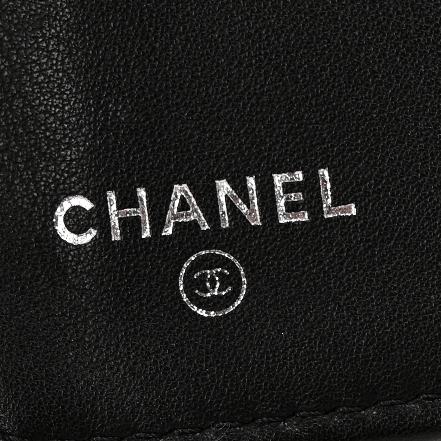 Chanel Calfskin Chevron Quilted Boy Yen Wallet Black 6 of 11