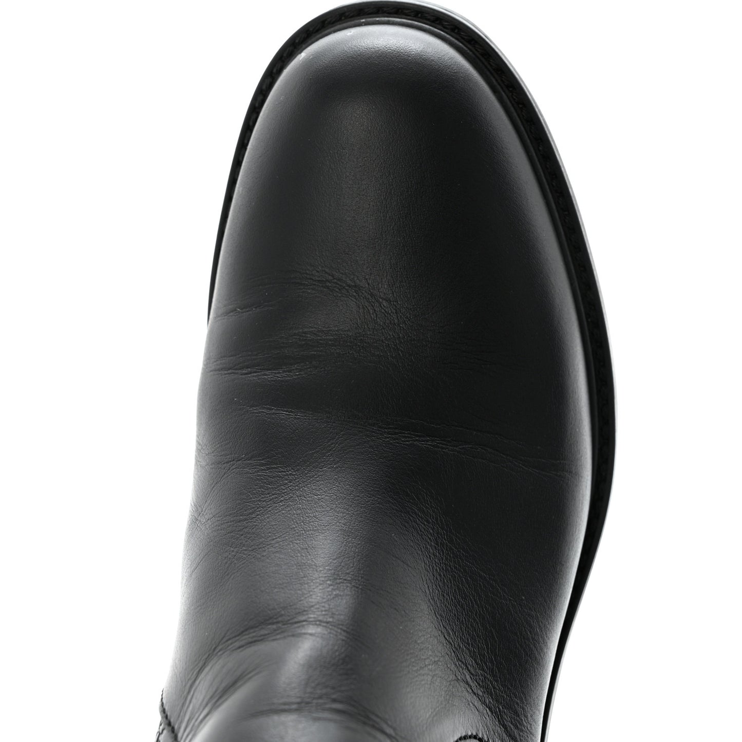 Microguccissima Knee High Riding Boots 37.5 Black