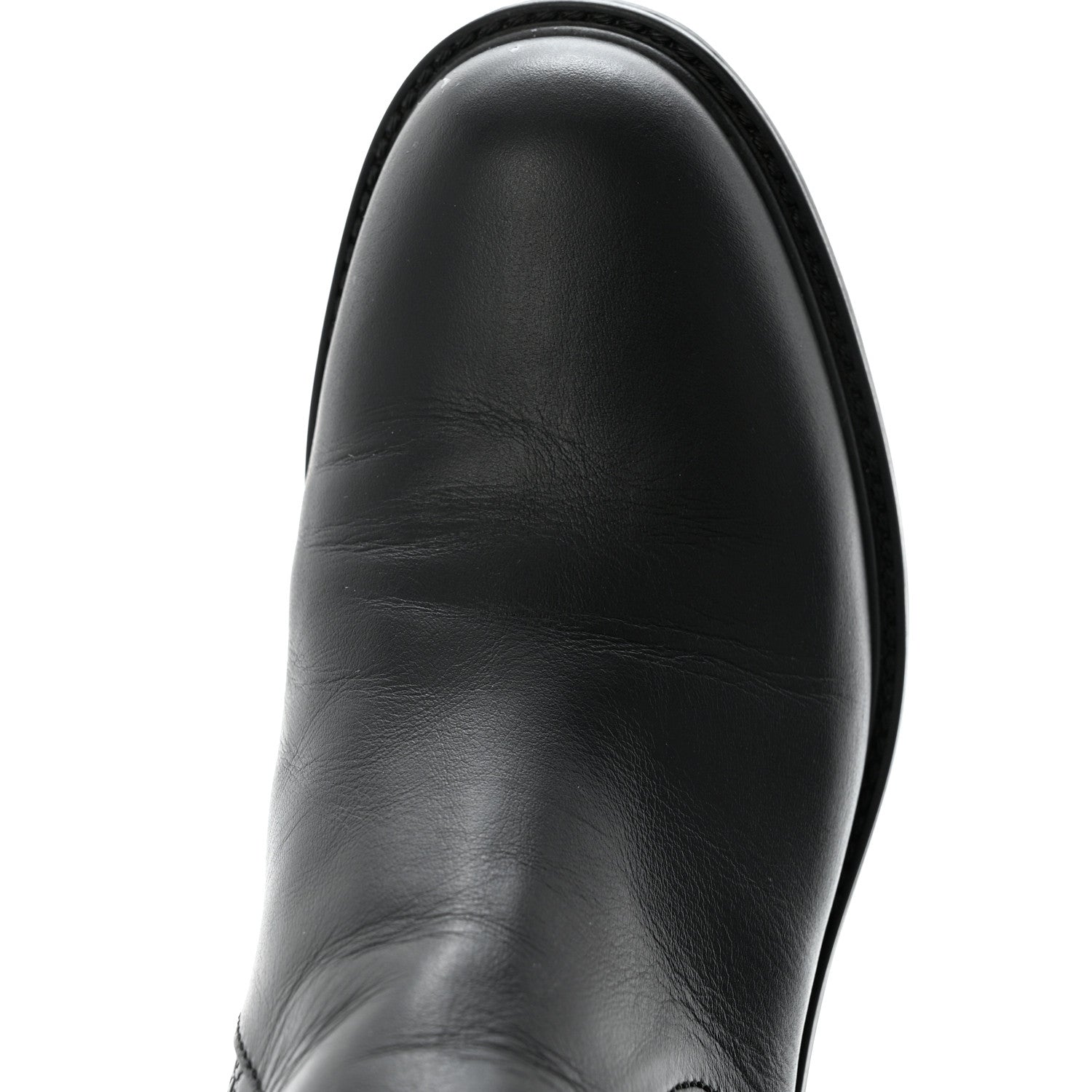 Gucci Microguccissima Knee High Riding Boots 37.5 Black 9 of 11