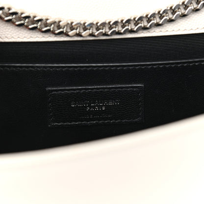 Saint Laurent Grain De Poudre Medium Classic Monogram Kate Satchel Icy White 5 of 13