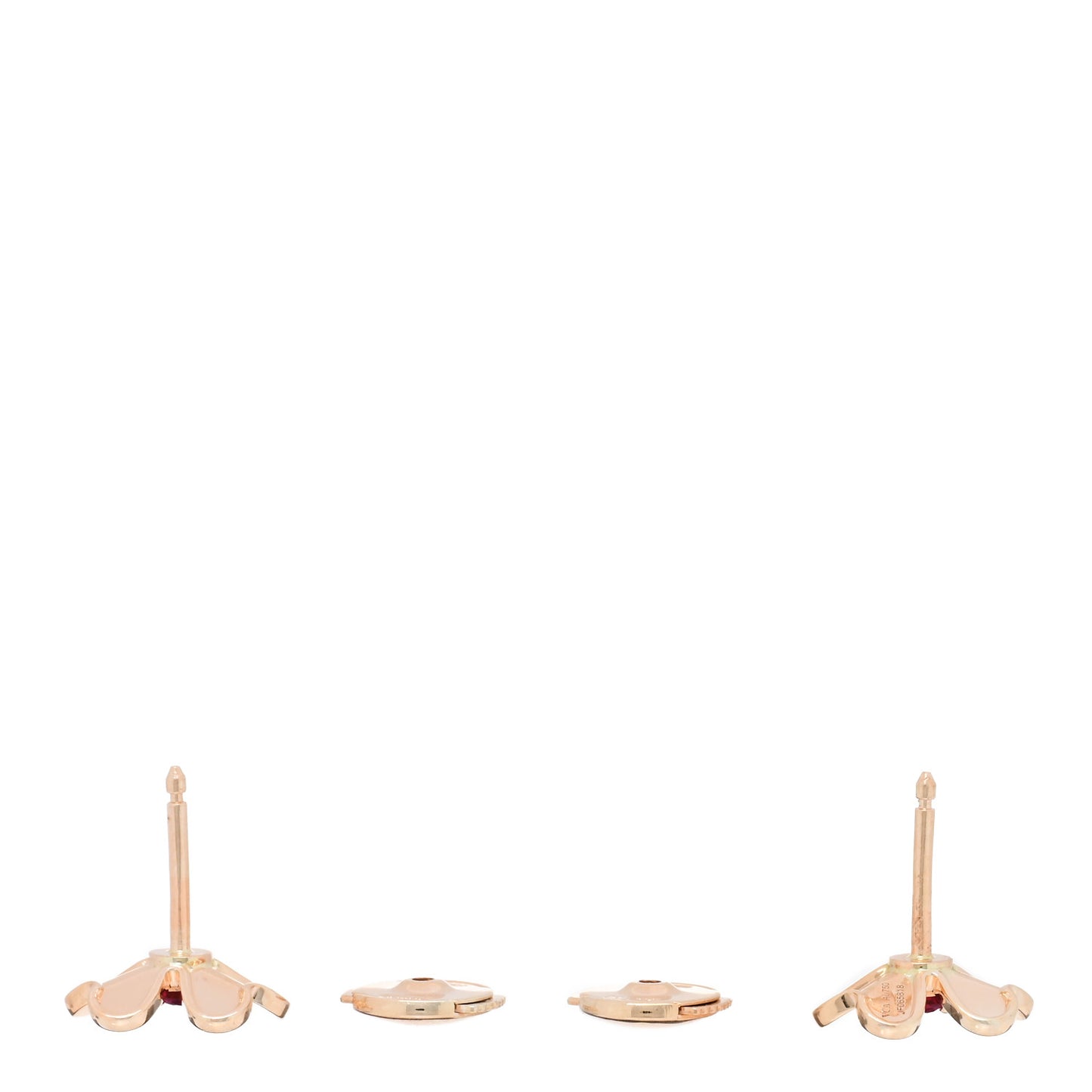 18K Rose Gold Ruby Mini Frivole Earrings