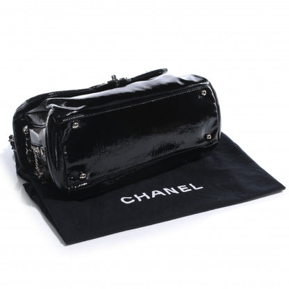 Chanel Patent Luxe Ligne Large Flap Black 4 of 7
