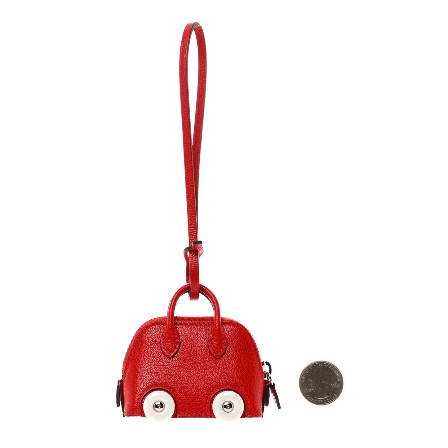 Chevre Mysore Bolide On Wheels Bag Charm Rouge de Coeur