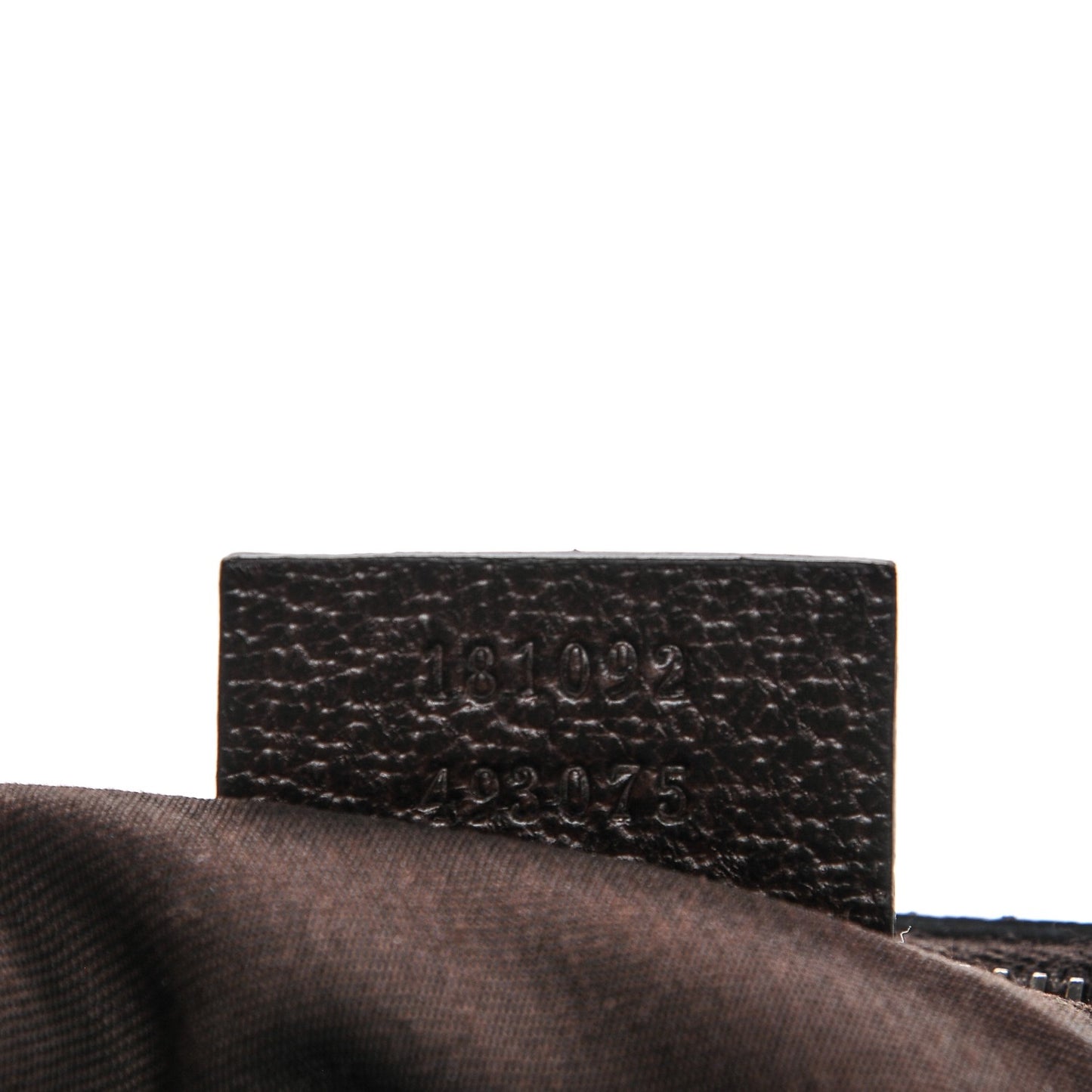 Monogram Web Medium Half Moon Hobo Dark Brown