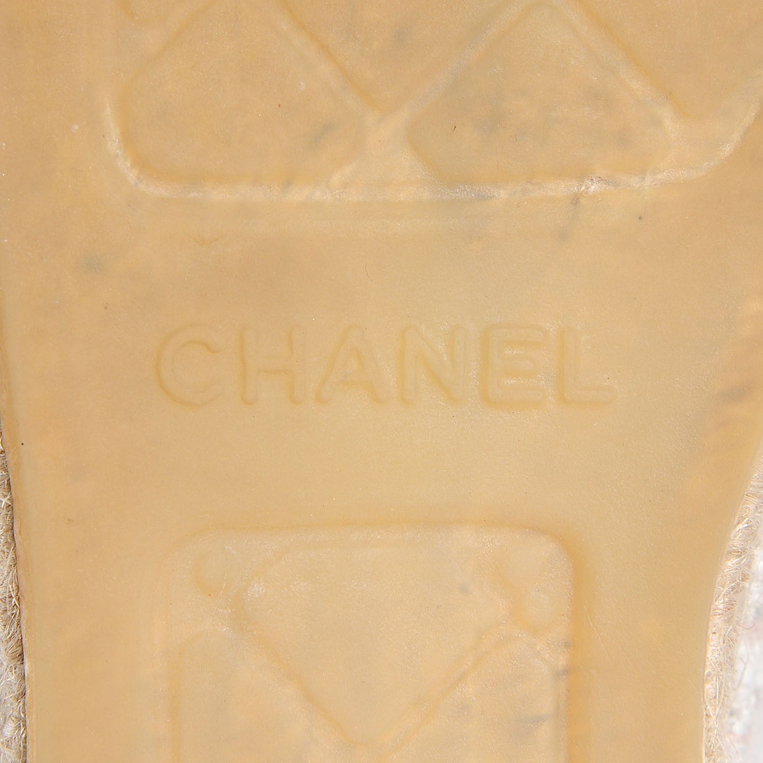 Chanel Toile CC Espadrilles 39 Beige Black 6 of 8