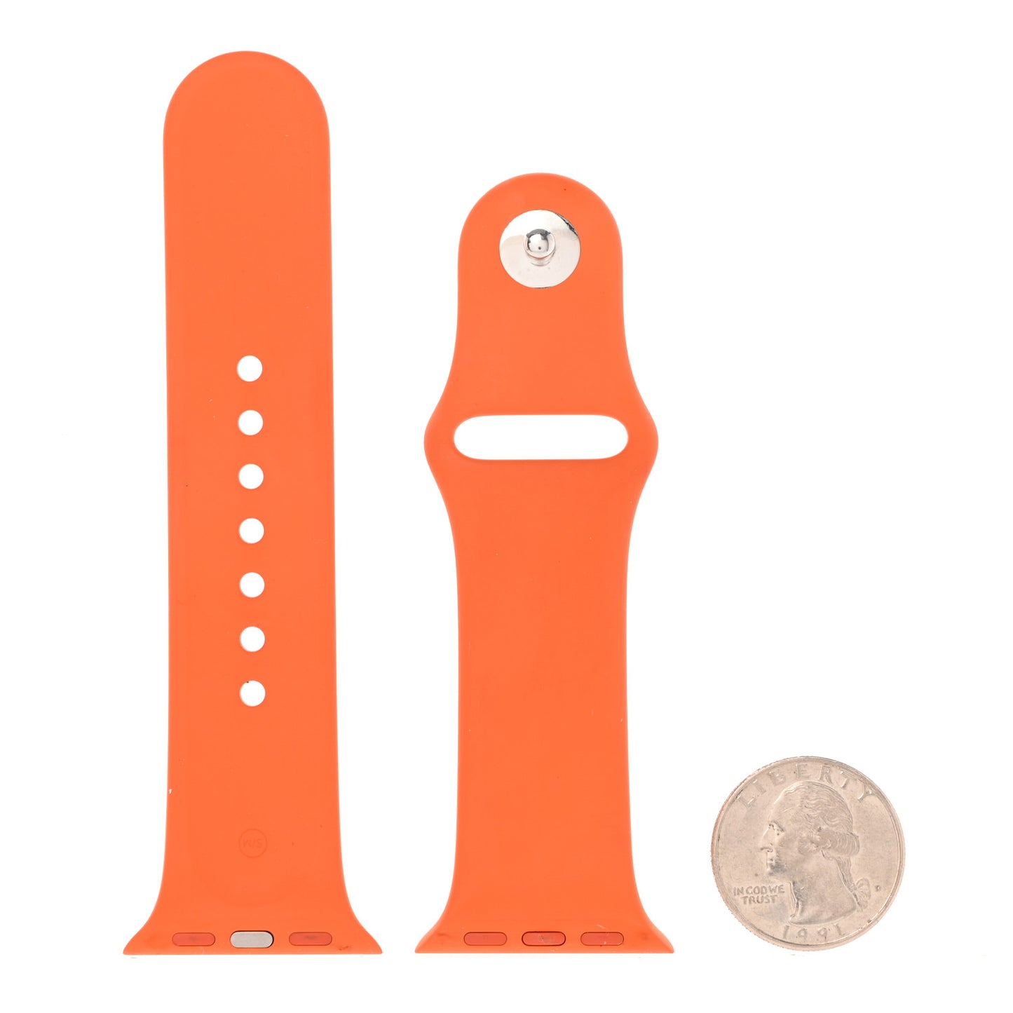 Silicone 40mm Apple Sports Watch Single Tour Band Orange