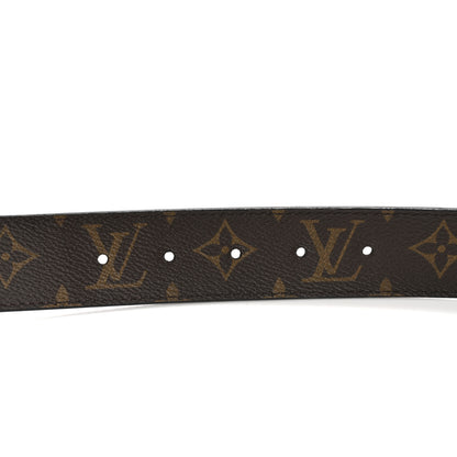 Louis Vuitton Monogram Epi 35mm LV Circle Reversible Belt 95 38 Black 4 of 8
