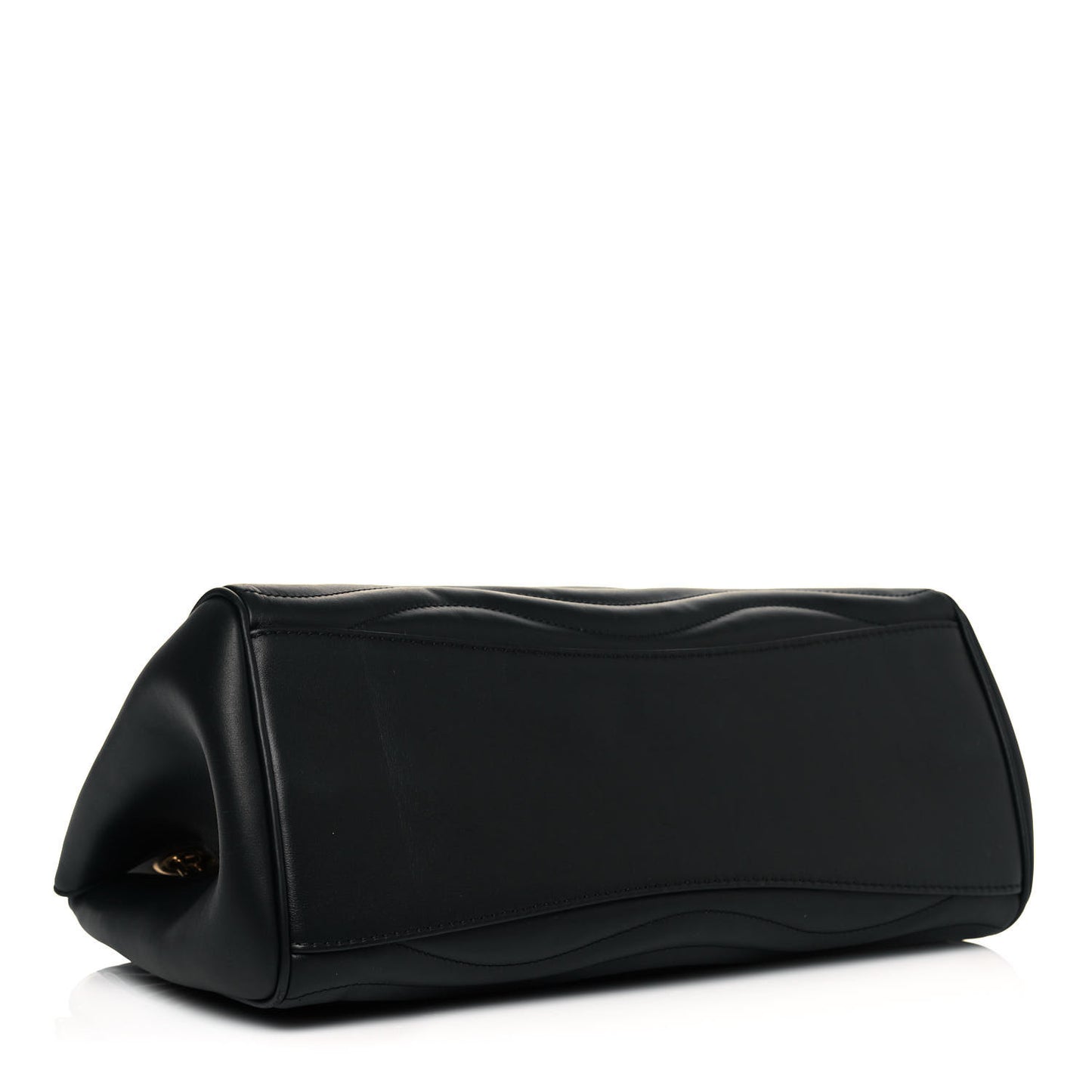 Calfskin New Wave Chain Tote Black