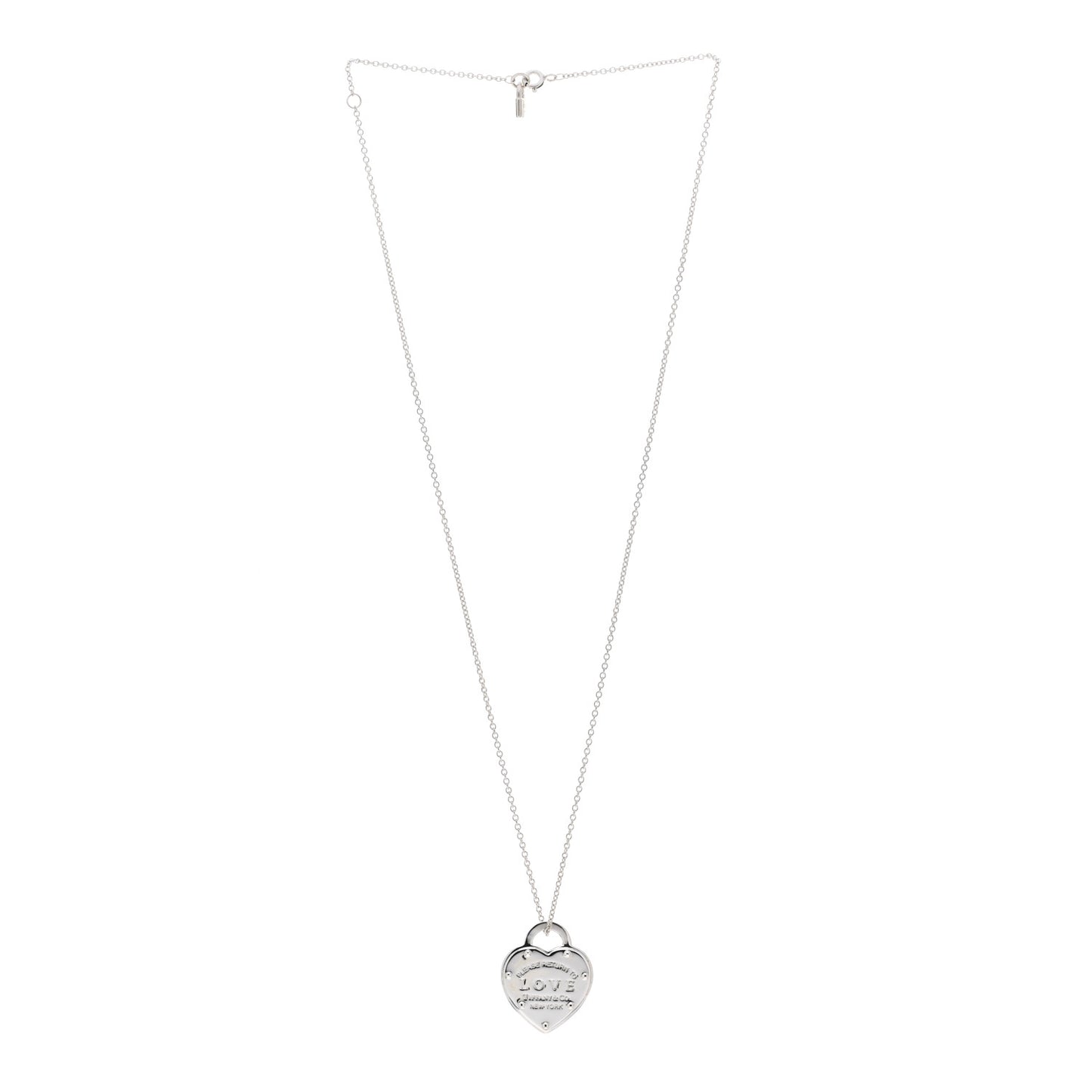 Sterling Silver Return To Tiffany Love Pendant Necklace
