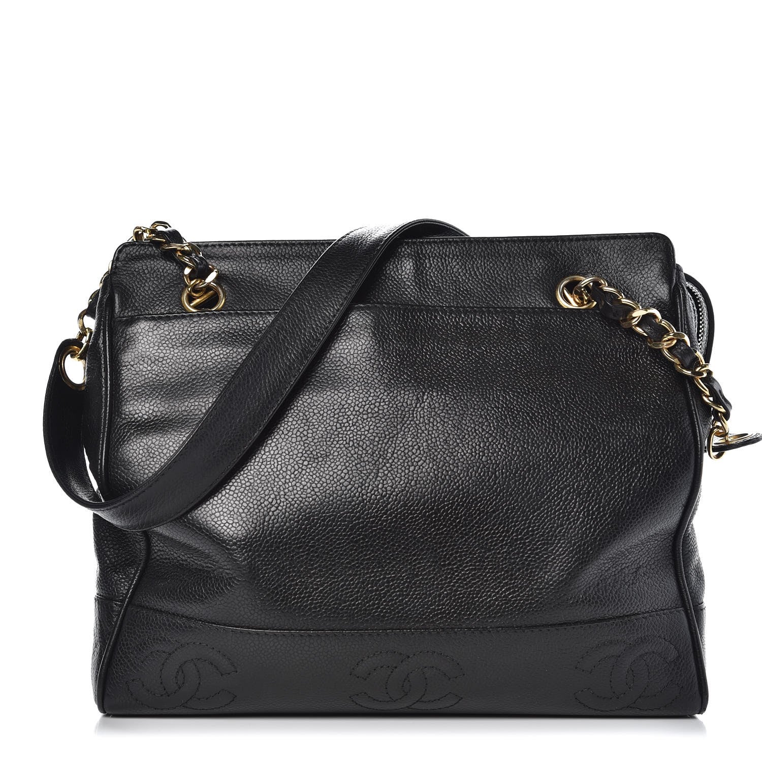 Chanel Caviar CC Shoulder Bag Black 1 of 7