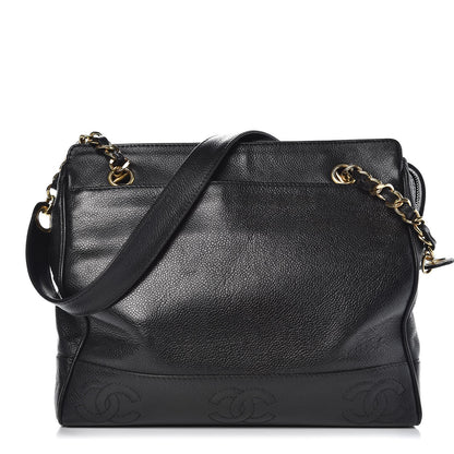 Chanel Caviar CC Shoulder Bag Black 1 of 7