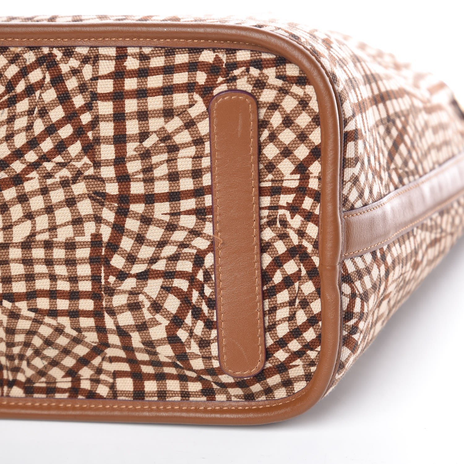 MCM Visetos Medium Liz Reversible Shopper Tote Cognac 21 of 22