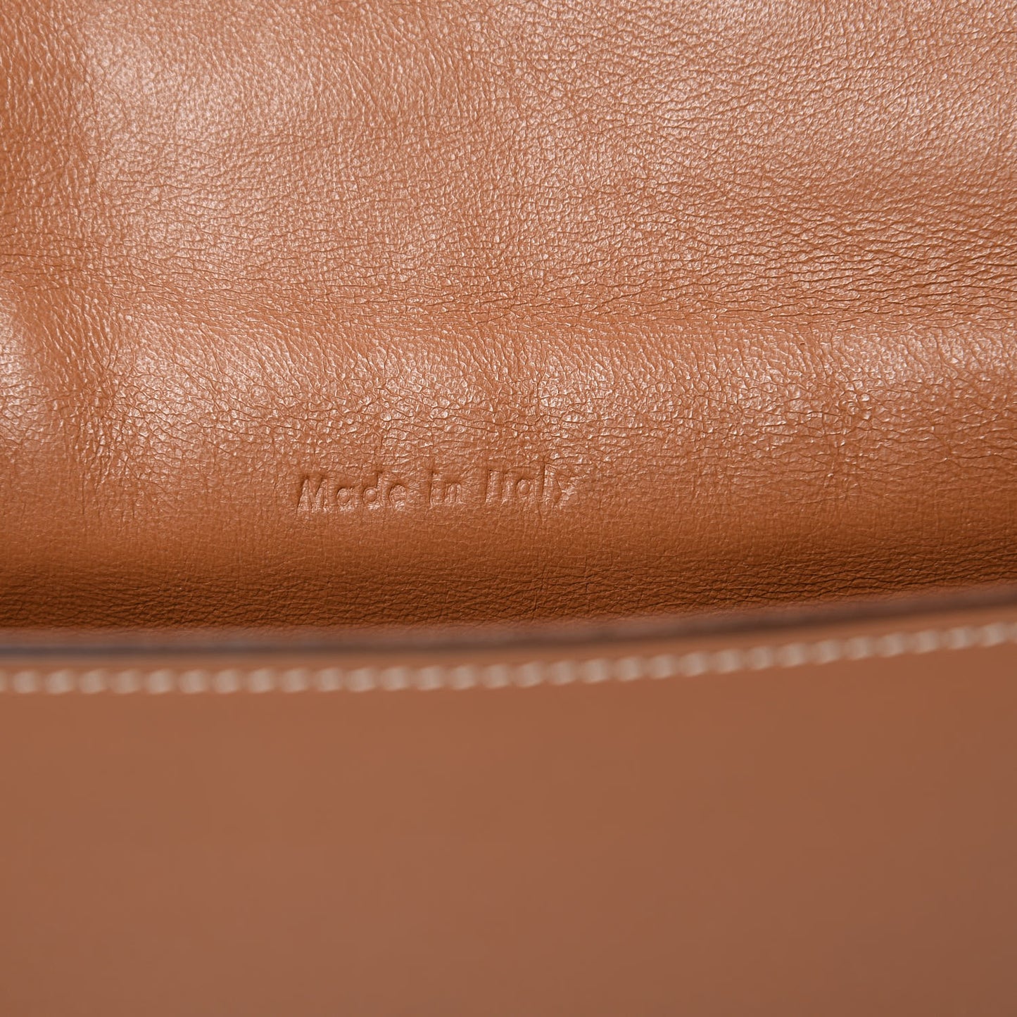 Palmelato Calfskin Medium Trotteur Tan