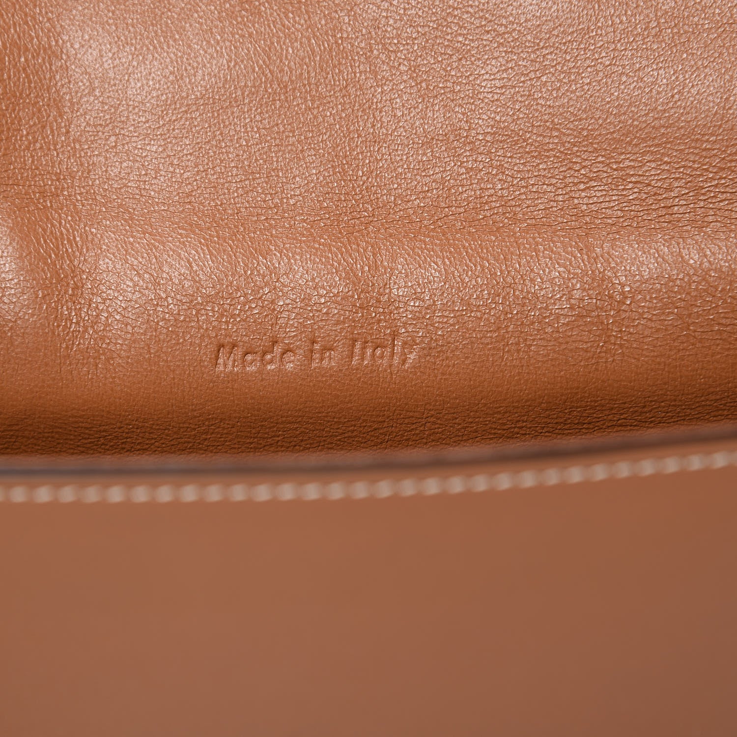 Celine Palmelato Calfskin Medium Trotteur Tan 6 of 12