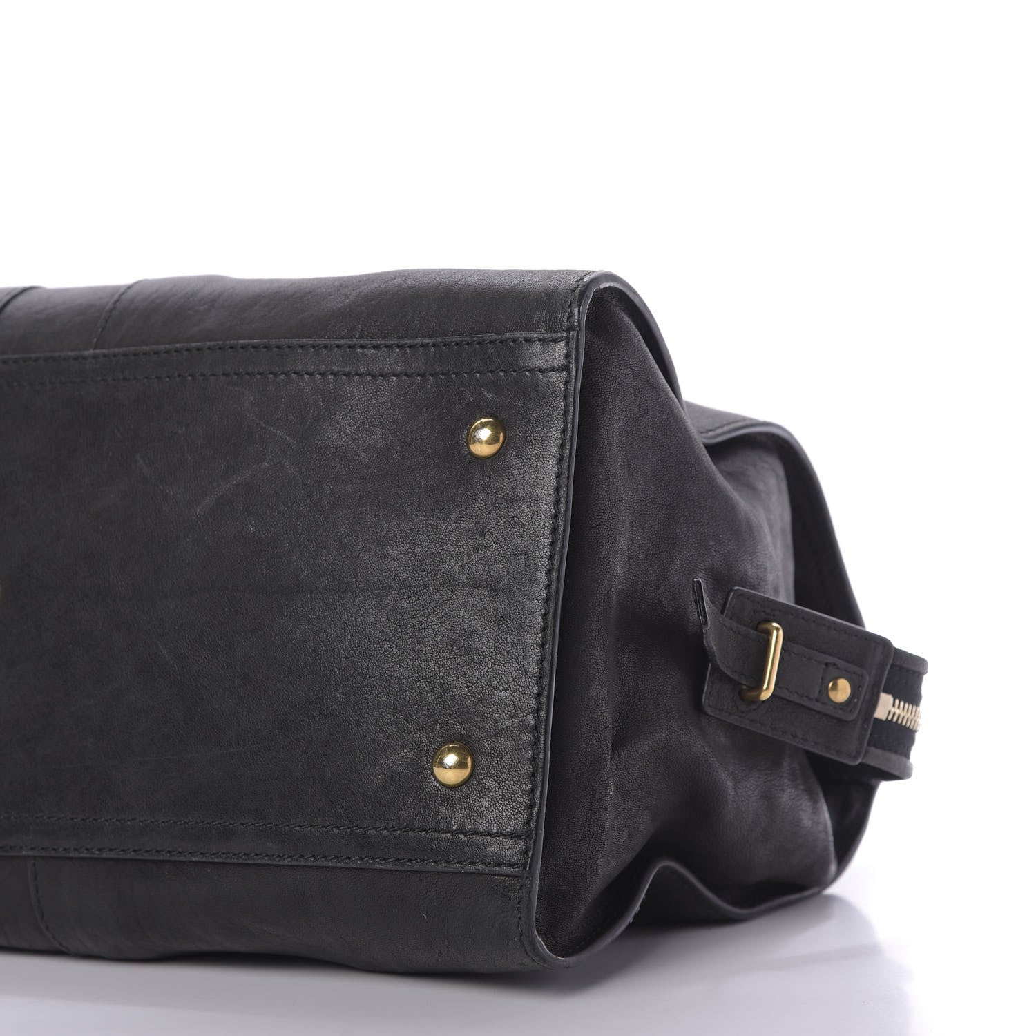Saint Laurent Sheepskin Medium Cabas ChYc Black 7 of 9
