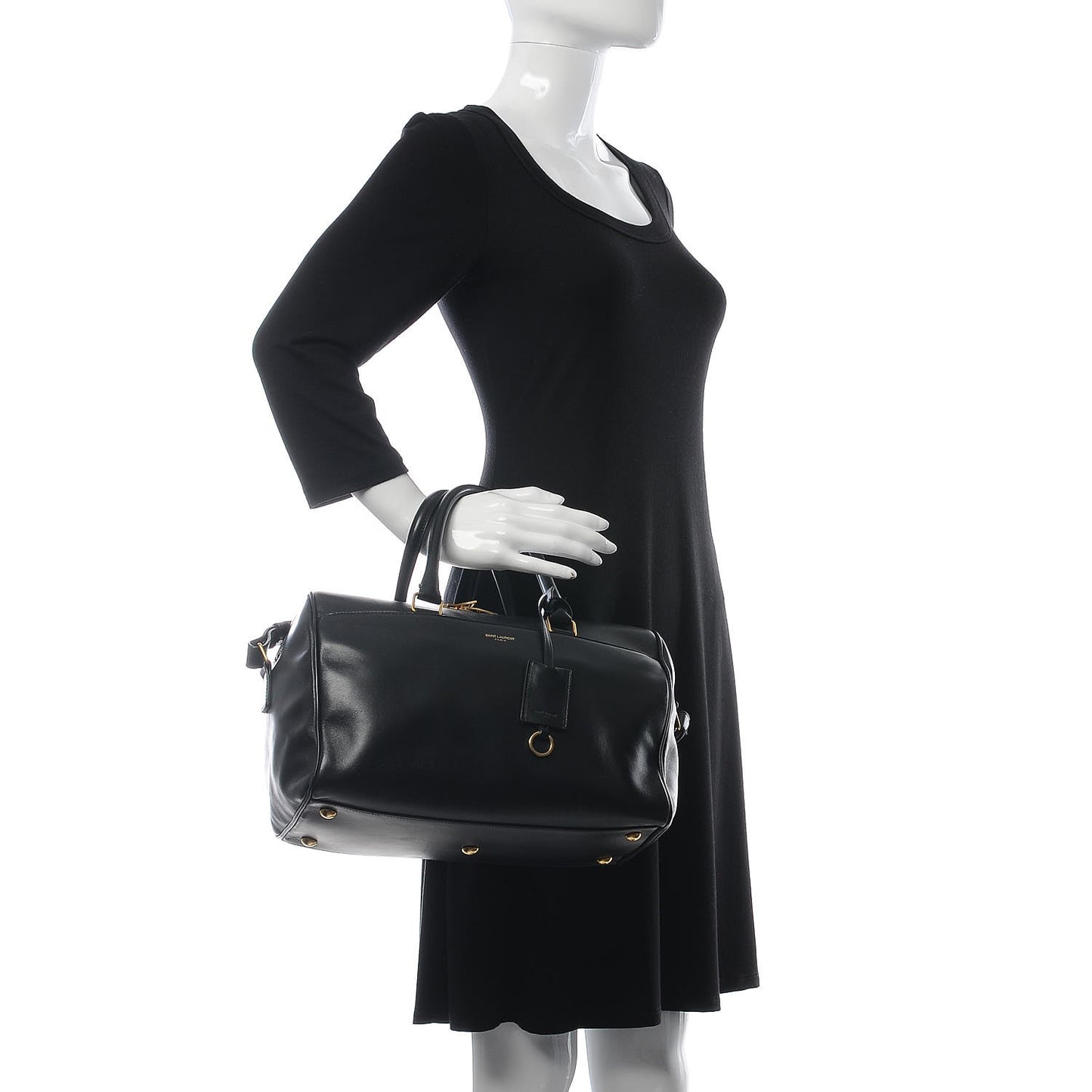 Calfskin Classic Duffle 6 Black