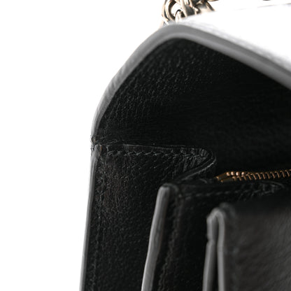 Gucci Calfskin Web Medium Dionysus Shoulder Bag Black 14 of 15