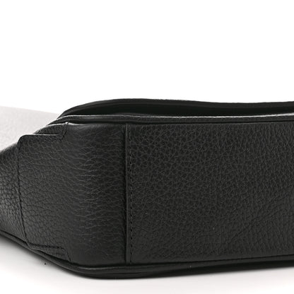 Burberry Grainy Calfskin Embossed Bruno Messenger Black 8 of 9