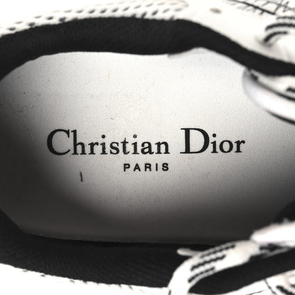 Christian Dior Technical Mesh Dior Chrono Sneakers 37 White Black 9 of 9