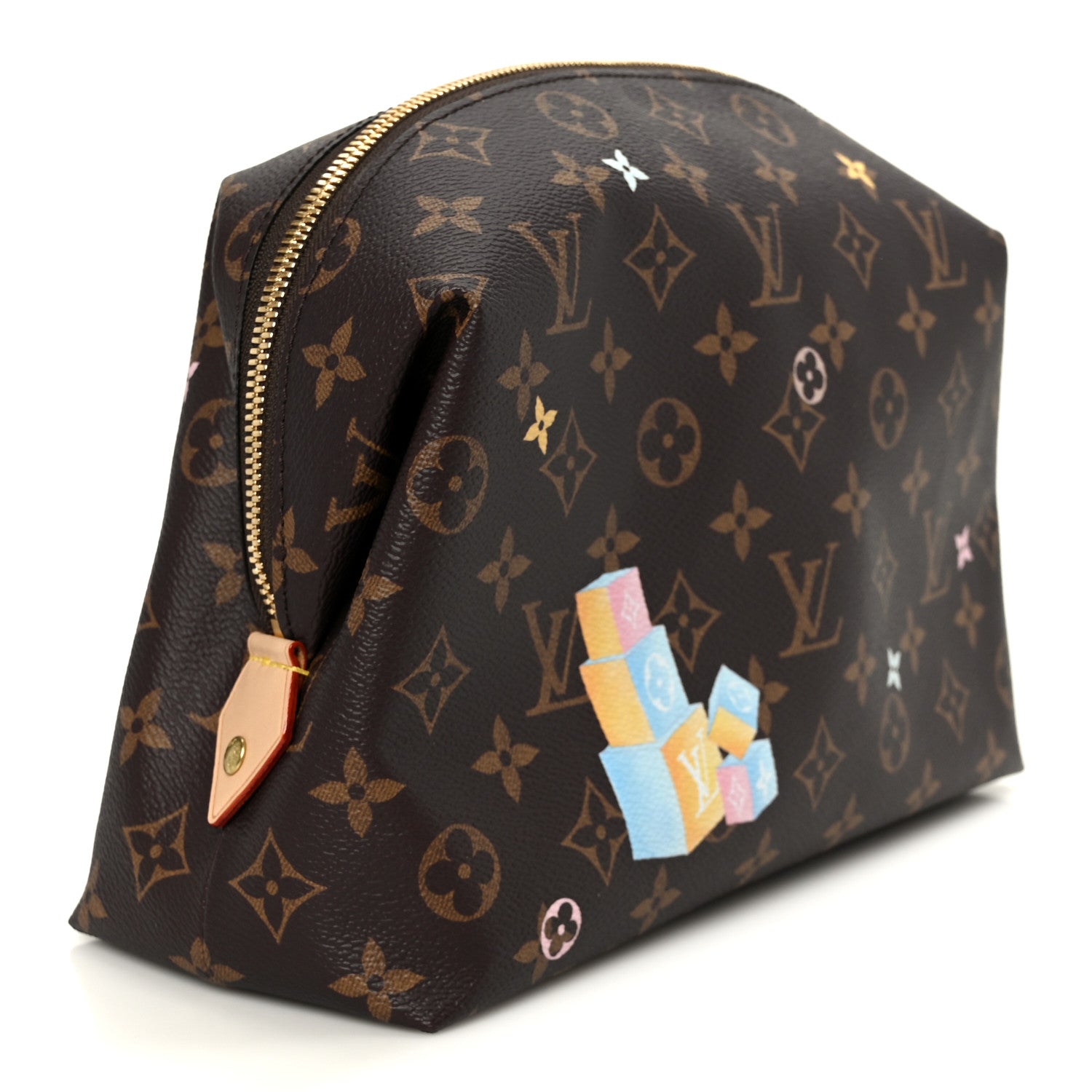 Louis Vuitton Monogram Vivienne Cosmetic Pouch GM 3 of 7