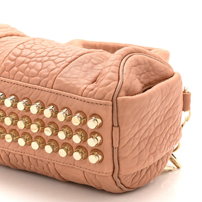 Alexander Wang Pebbled Lambskin Mini Rockie Latte Gold Hardware 9 of 10