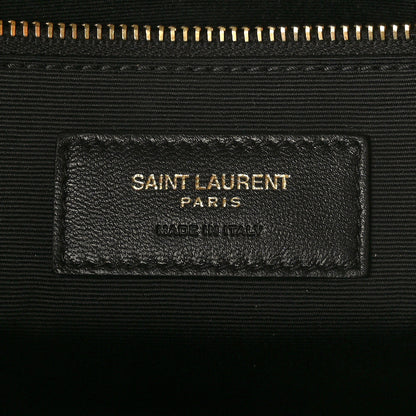 Saint Laurent Denim Suede Monogram Medium Niki Chain Satchel Blue Cinnamon 6 of 8