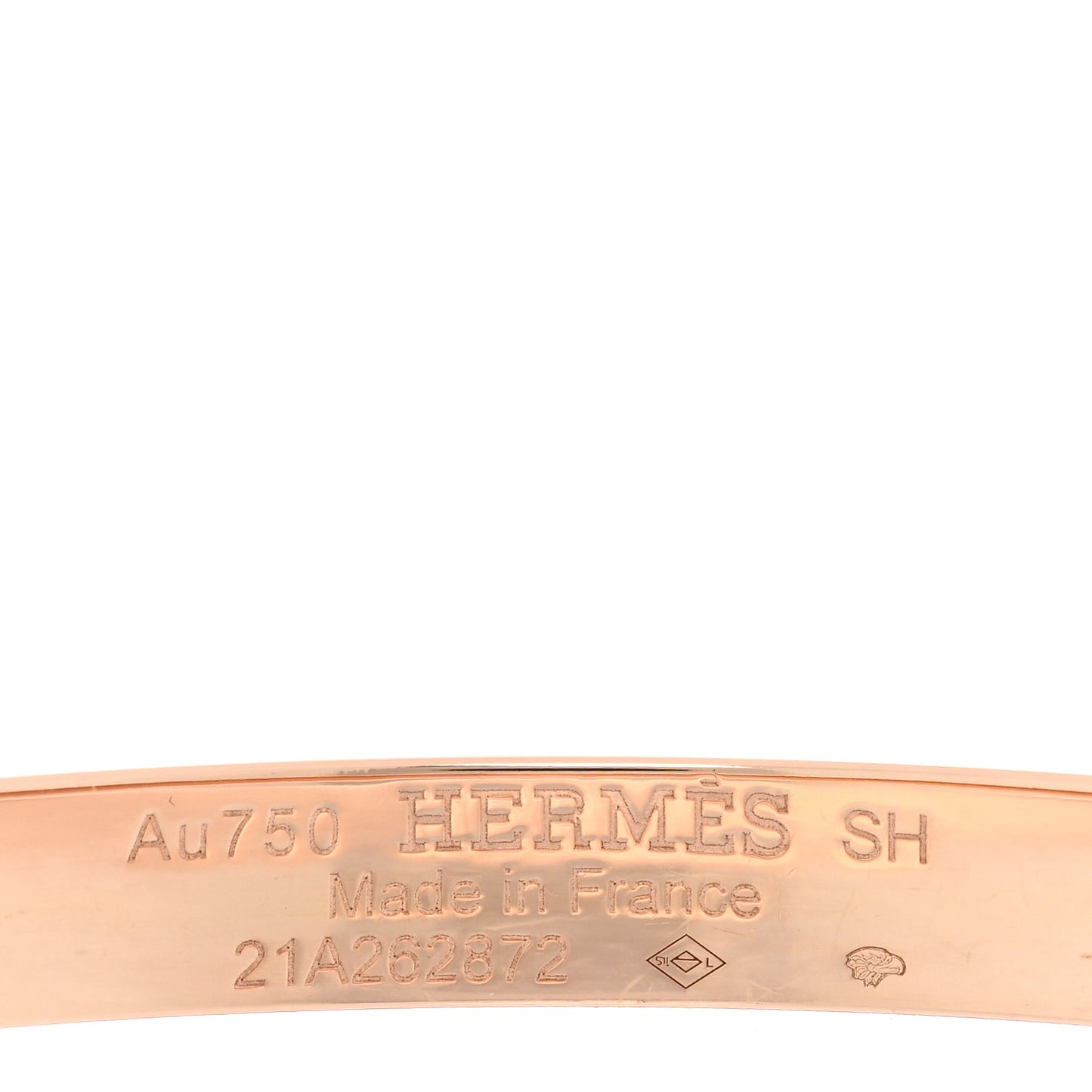 18K Rose Gold Diamond PM Kelly Bracelet SH