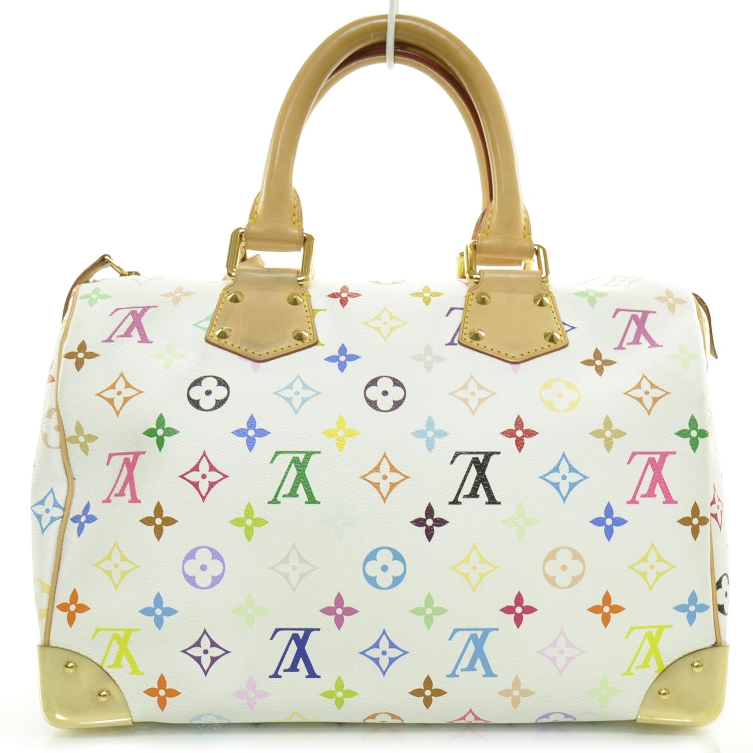 Louis Vuitton Monogram Multicolor Speedy 30 White 4 of 12