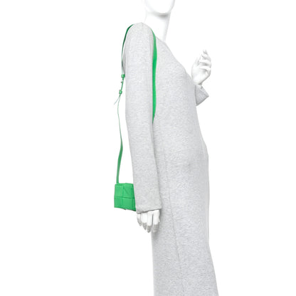 Bottega Veneta Paper Calfskin Maxi Intreccio Extra Mini Cassette Crossbody Bag Parakeet 2 of 11