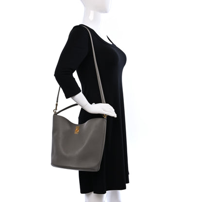 Celine Supple Grained Calfskin Bucket 16 Bag Pebble 2 of 12