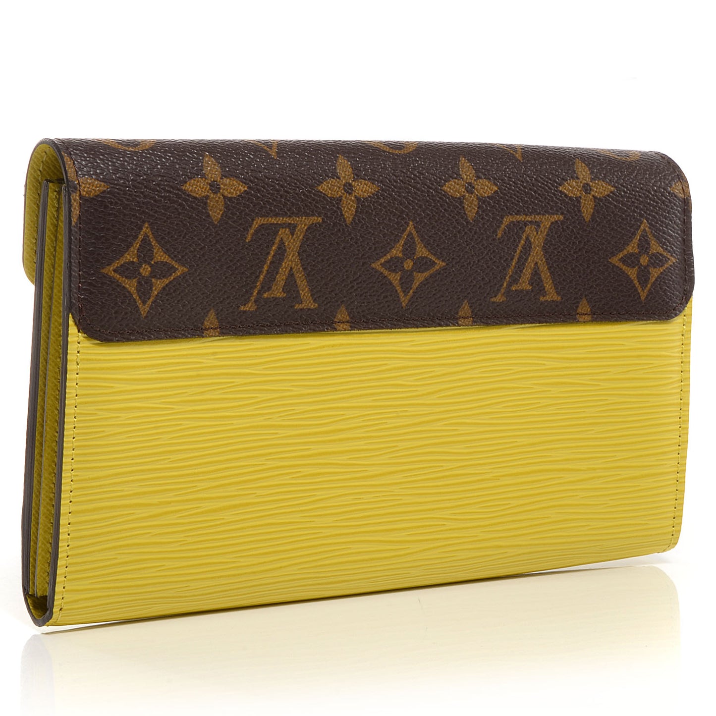 Epi Monogram Marie Rose Wallet Pistache
