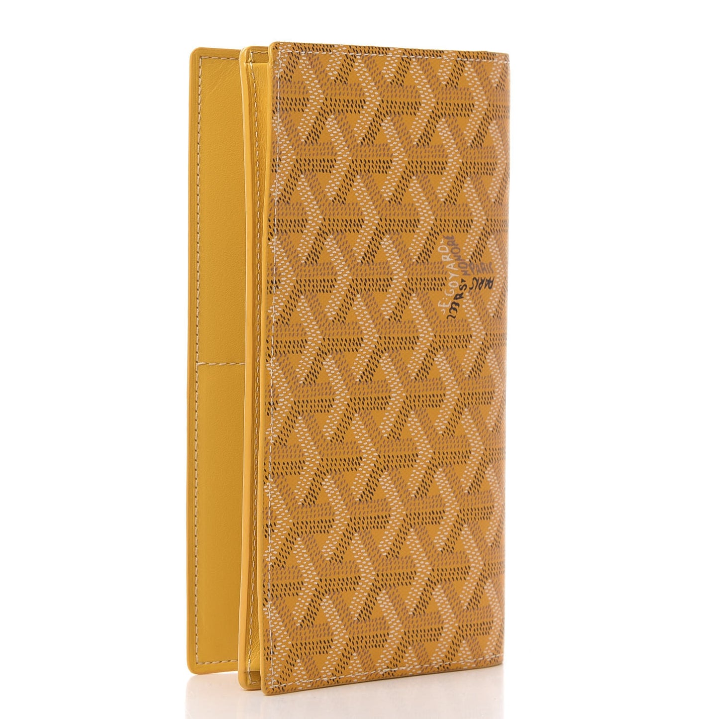 Goyardine Richelieu Wallet Yellow