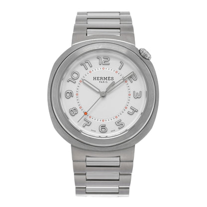 Hermes Stainless Steel 36mm Cut Automatic Watch 1 of 5