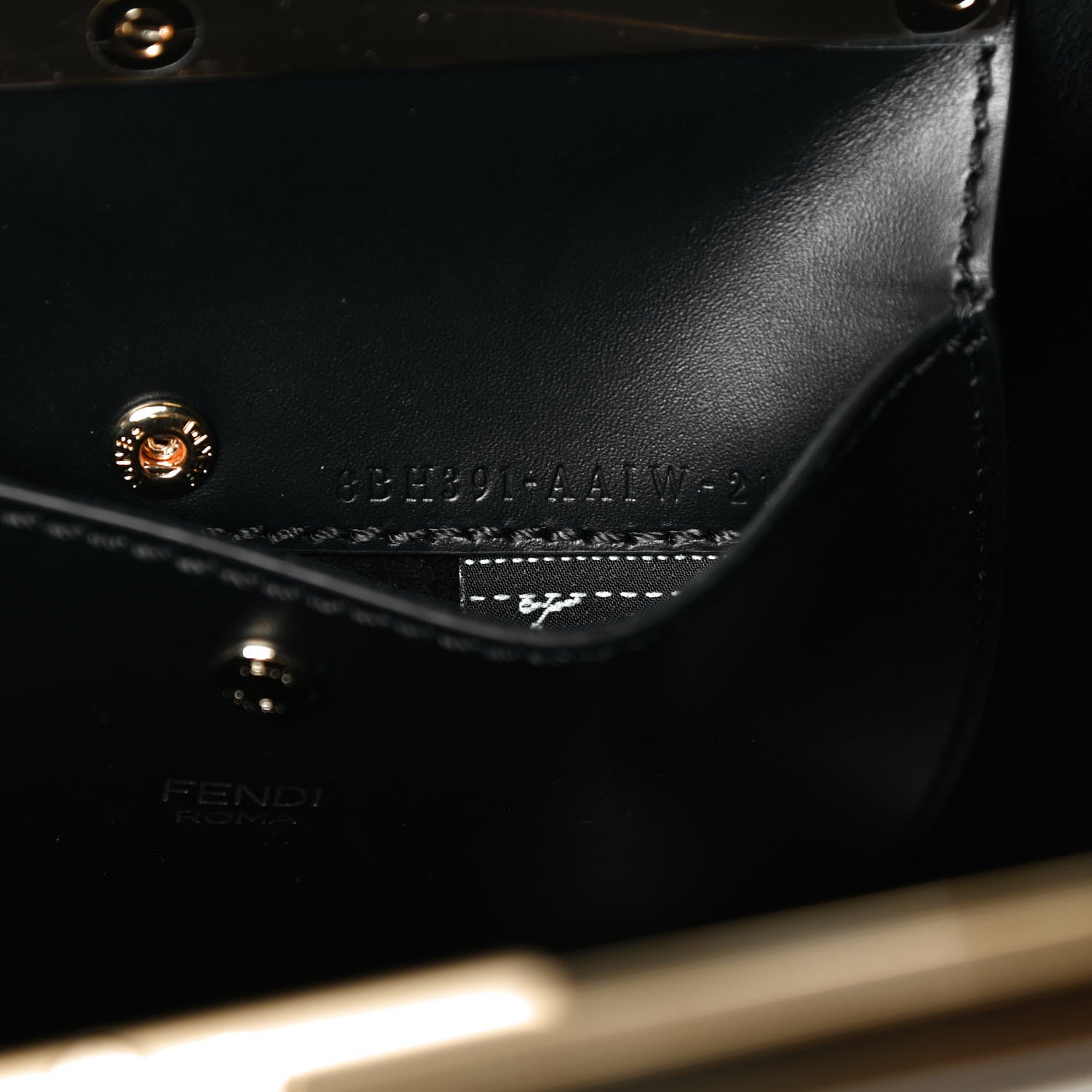 Fendi Vitello King Medium Fendi Way Tote Black 12 of 13