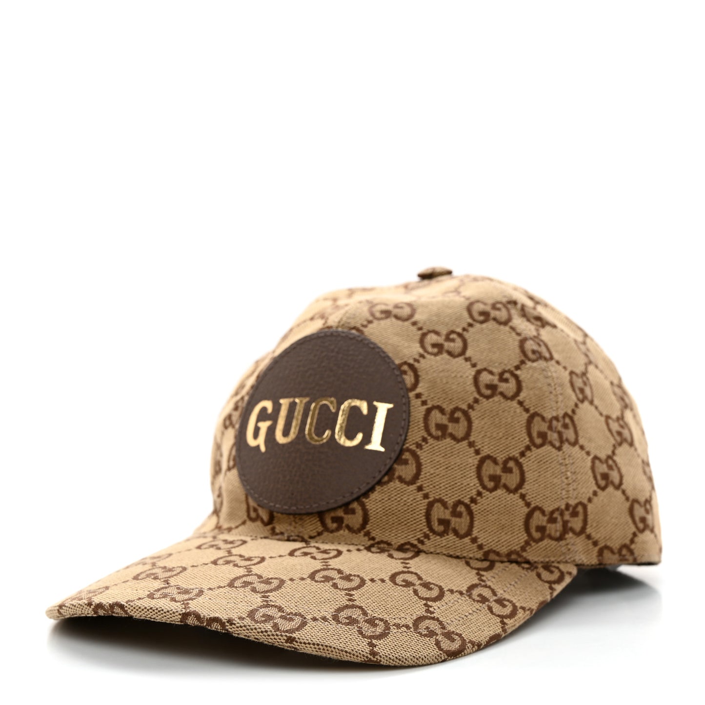 Monogram Textured Dollar Calfskin Zeno Baseball Hat M Beige