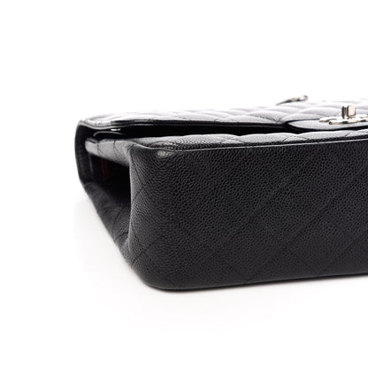 Chanel Caviar Quilted Jumbo Double Flap Black 8 of 9