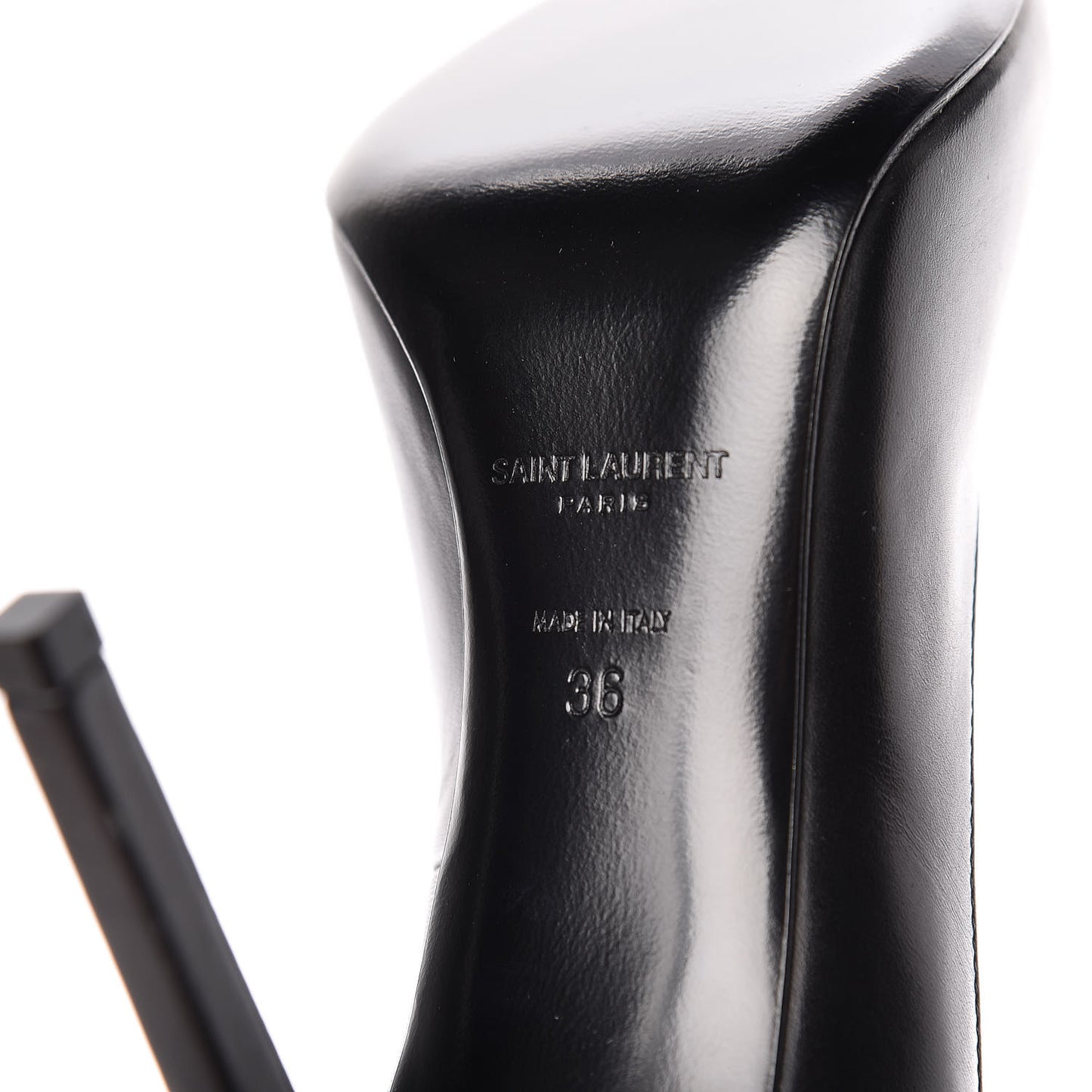 Seta Calfskin Astra Paris 105 Ankle Strap Pumps 36 Black