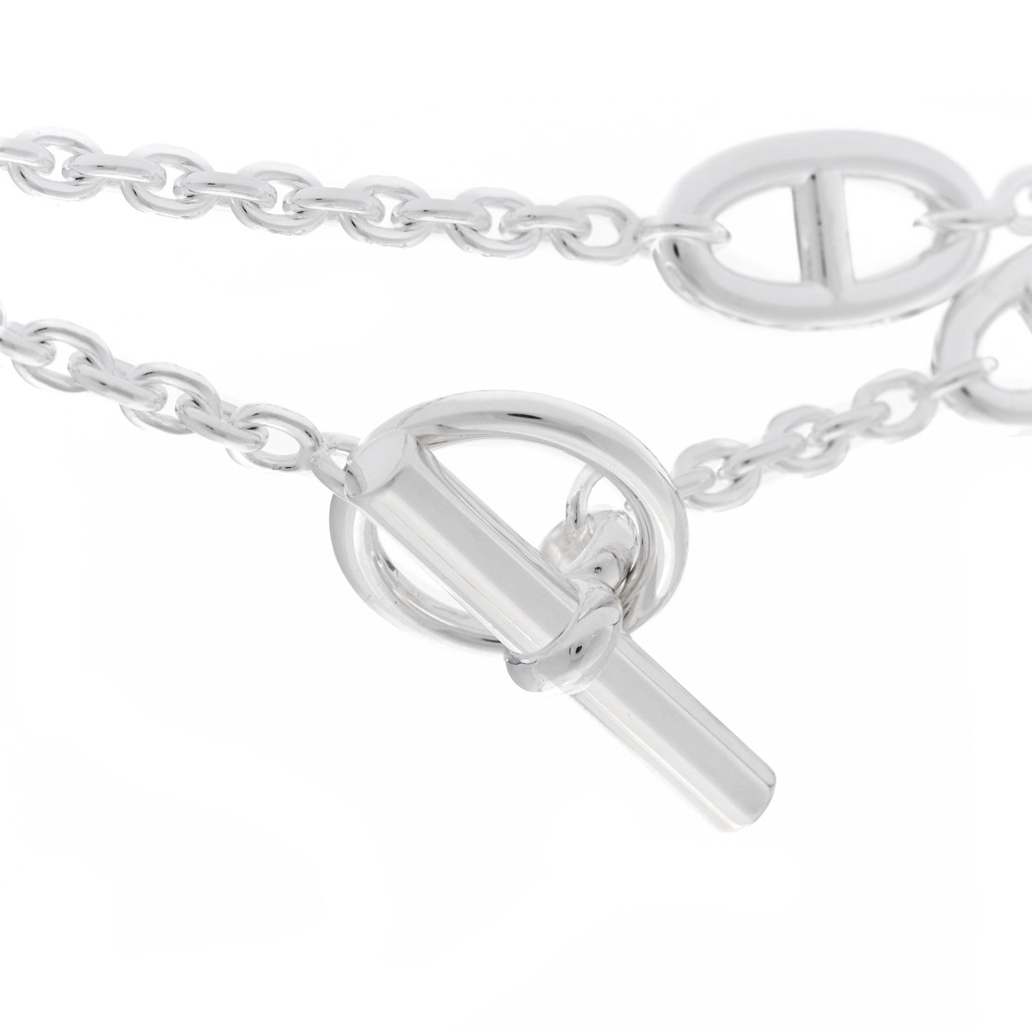 Hermes Sterling Silver Farandole Necklace 120 5 of 5
