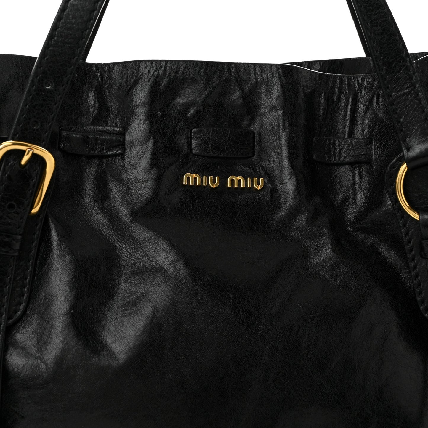 Vitello Lux Peggy Bow Tote Black