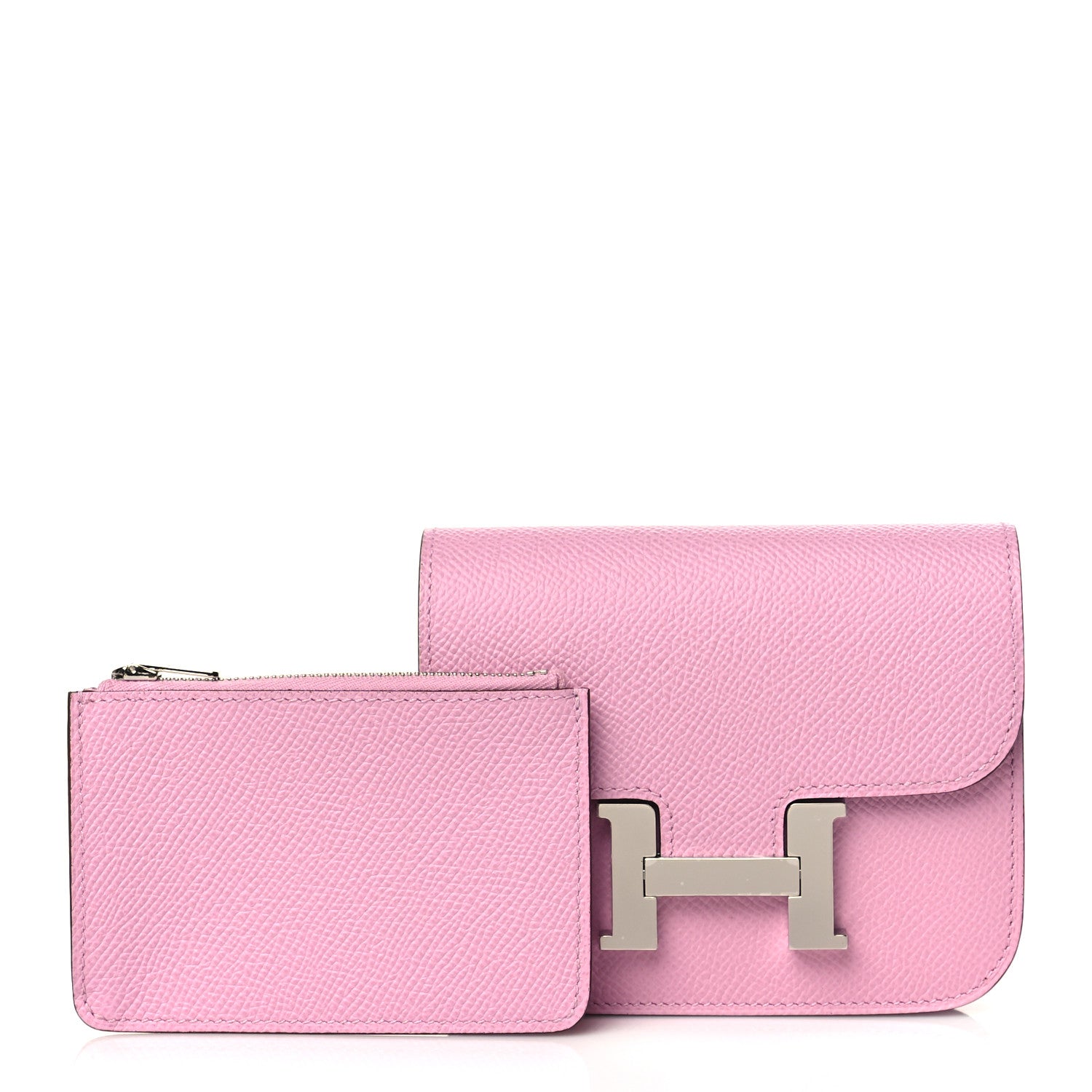 Hermes Epsom Constance Slim Wallet Mauve Sylvestre 1 of 10