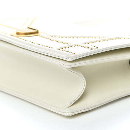 Christian Dior Lambskin Studded Medium Diorama Flap Bag Latte 6 of 11