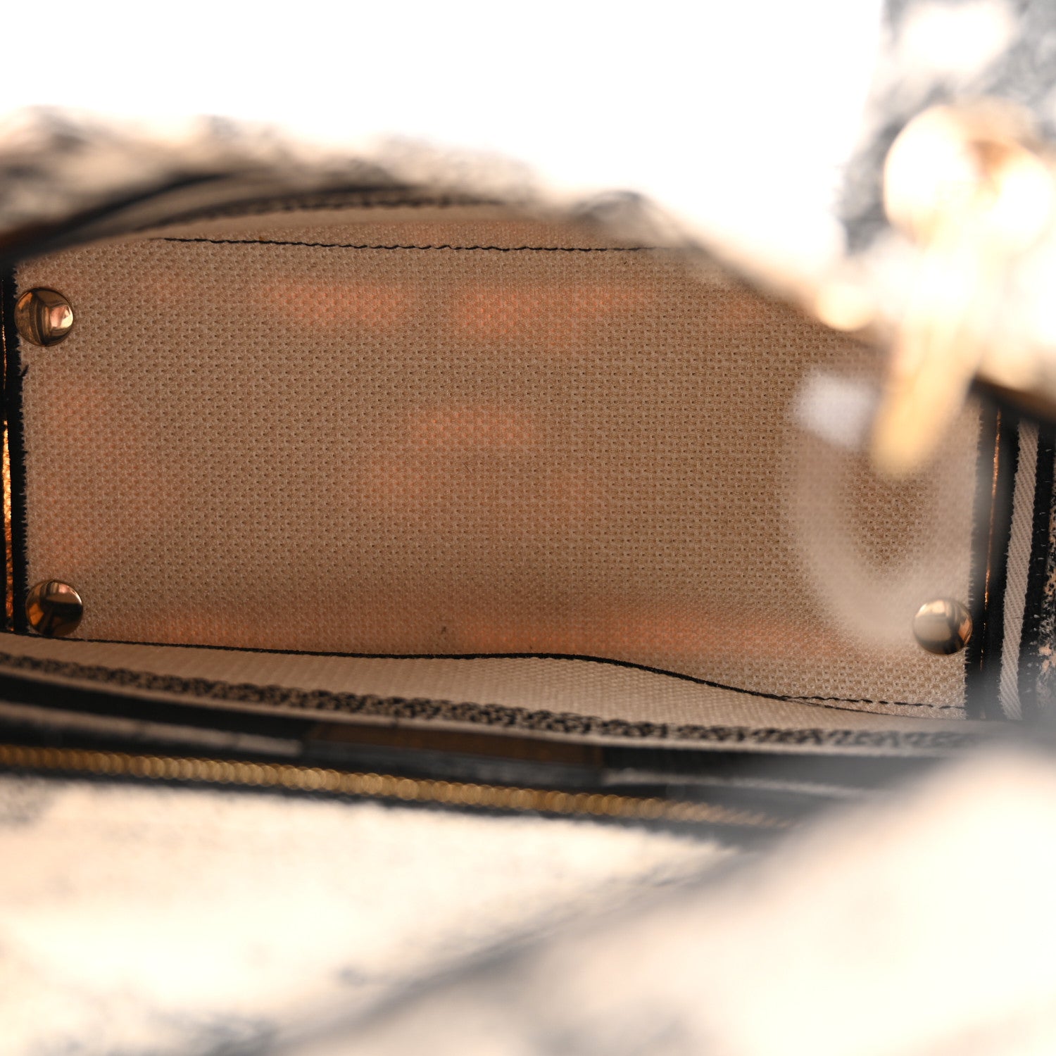 Christian Dior Canvas Embroidered Zodiac Toile De Jouy Medium Lady D-Lite Latte 5 of 15