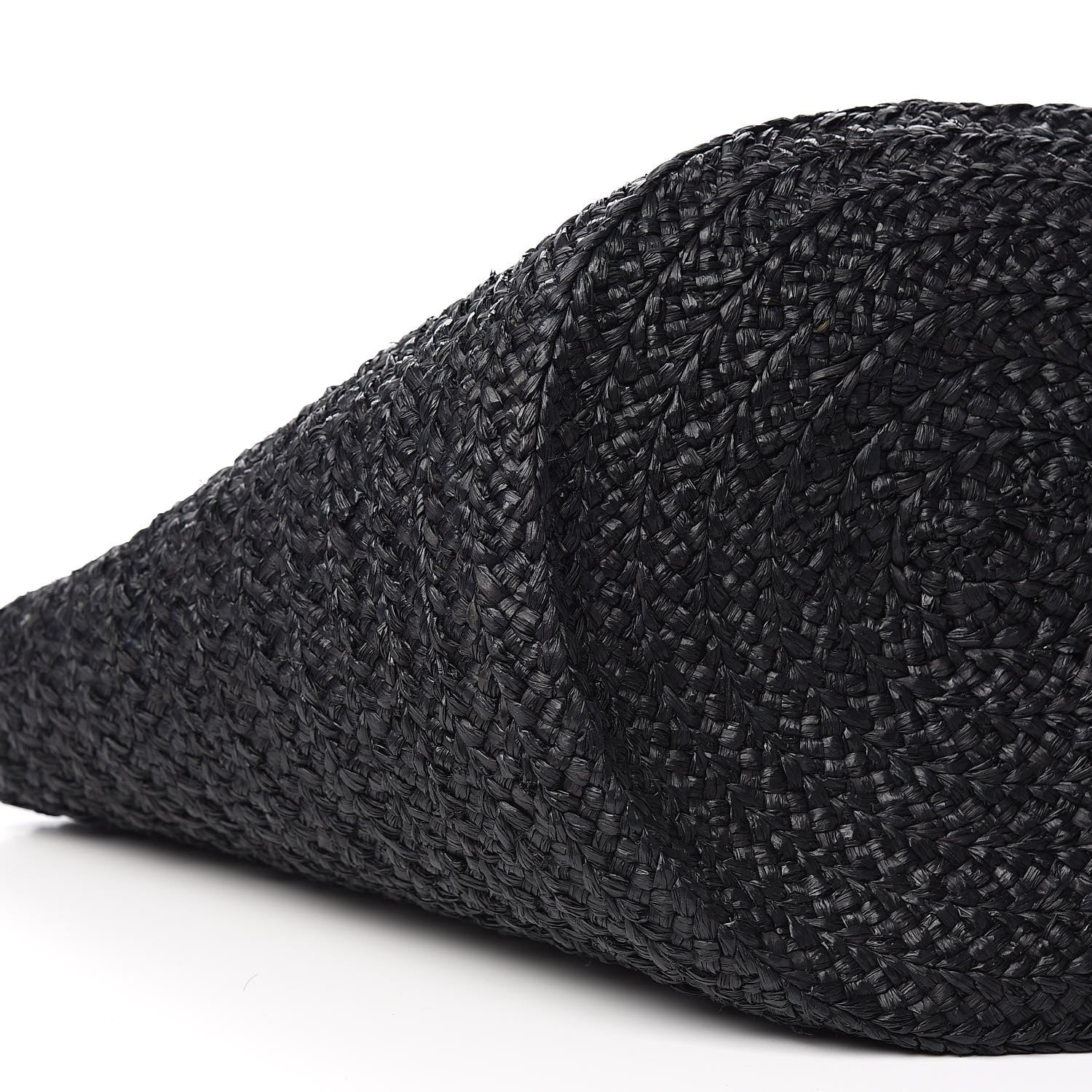 Saint Laurent Raffia Medium Panier Bag Black 7 of 9