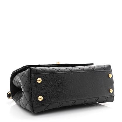 Chanel Caviar Quilted Mini Coco Handle Flap Black 4 of 11