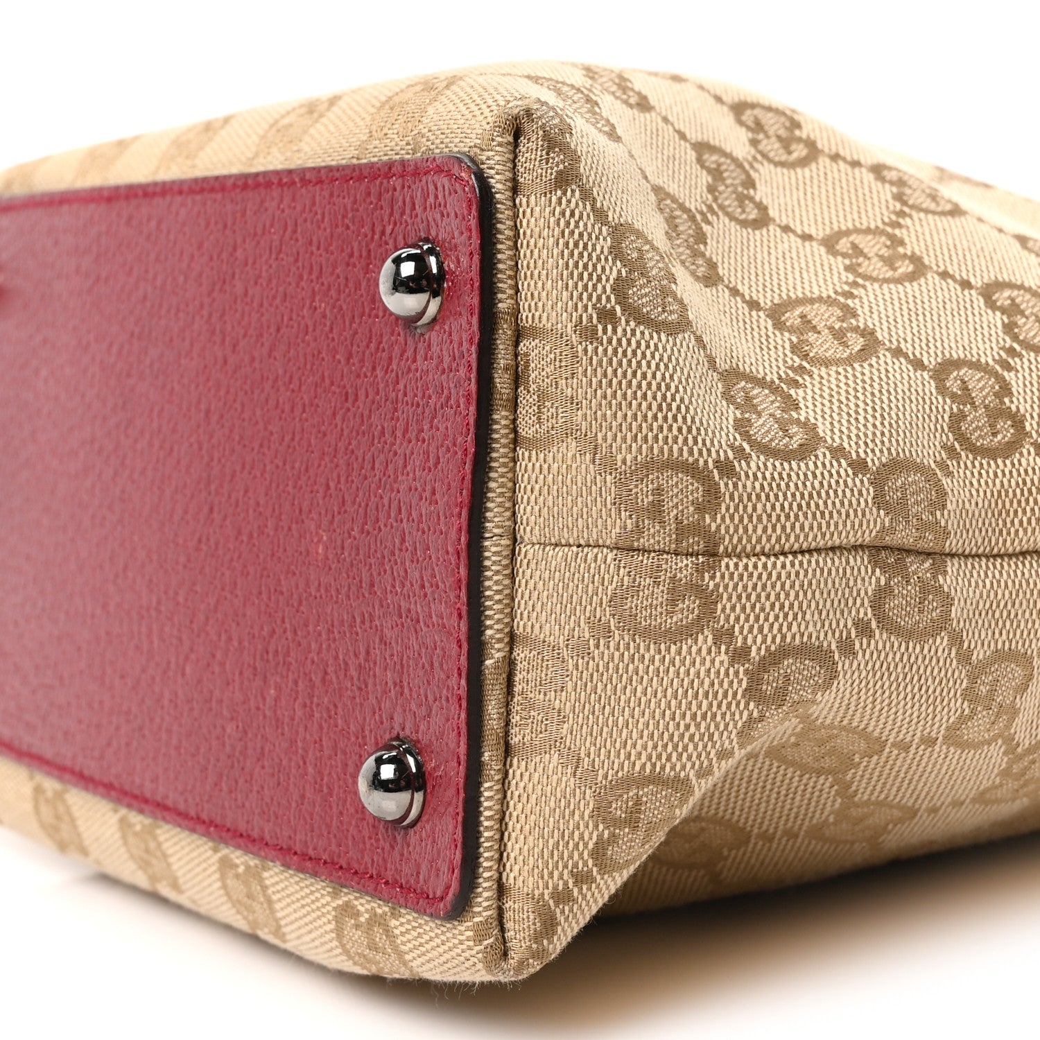 Gucci Monogram Small Eclipse Tote Red 10 of 10