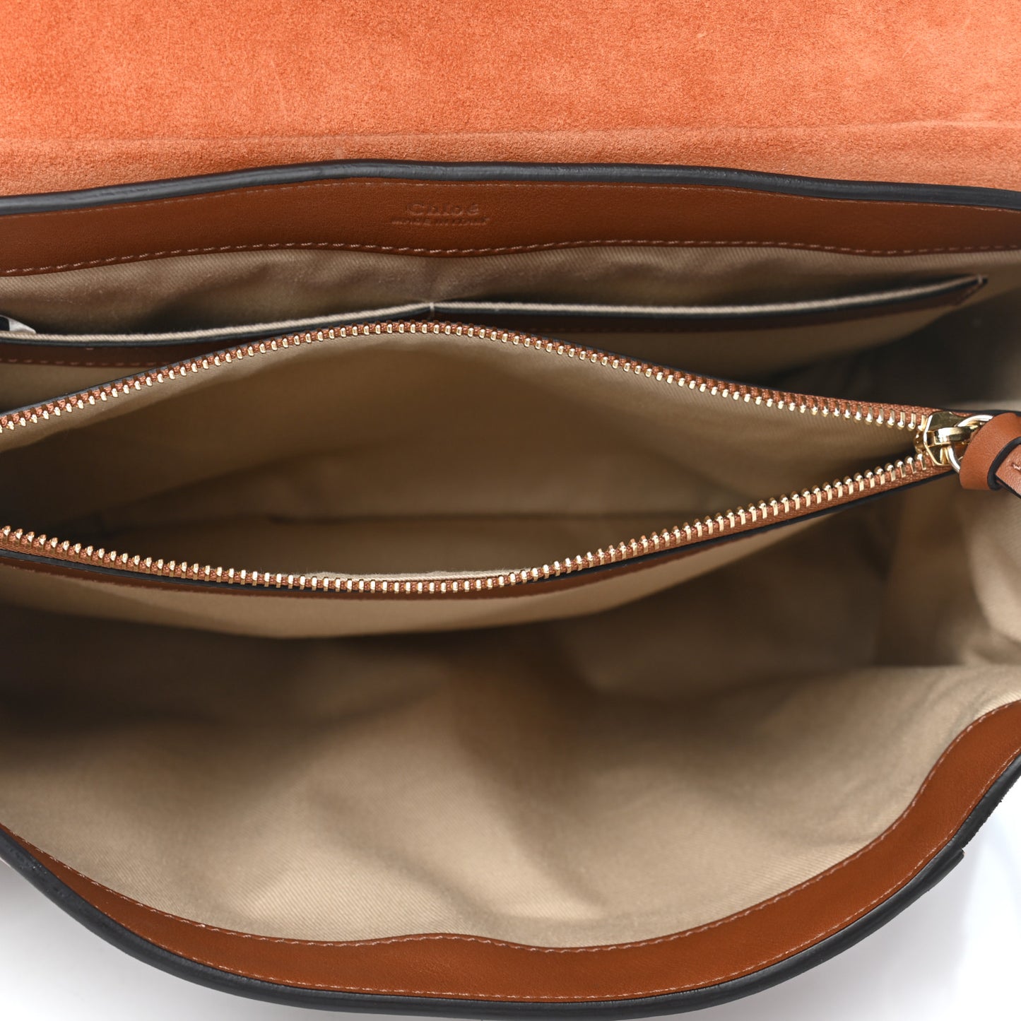 Calfskin Medium Faye Day Shoulder Bag Tan