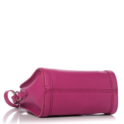 Alexander McQueen Grainy Calfskin Mini Padlock Zip Satchel Pink 4 of 11