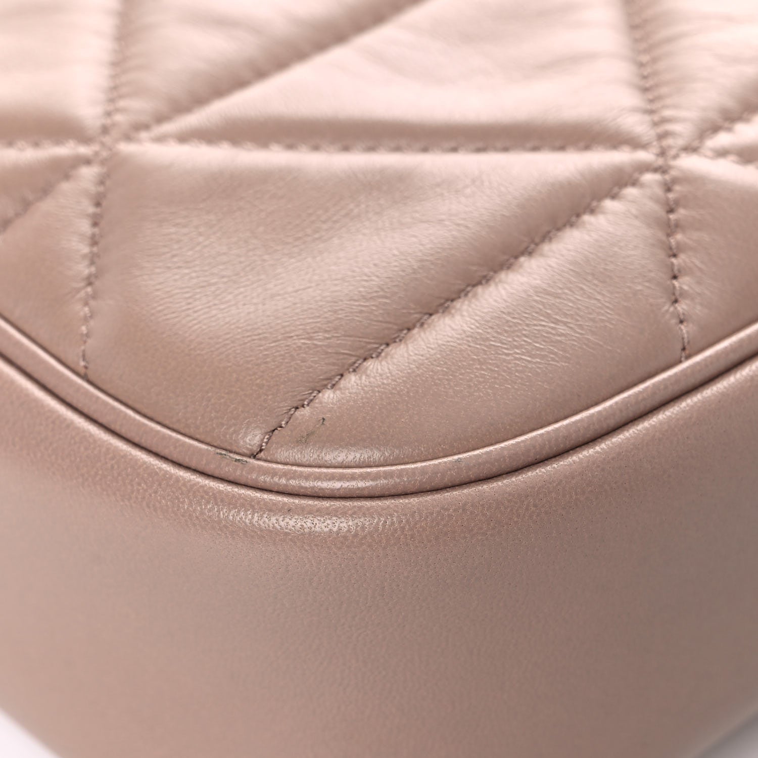 Prada Nappa Triangle Stitched Spectrum Camera Bag Cipria 9 of 13